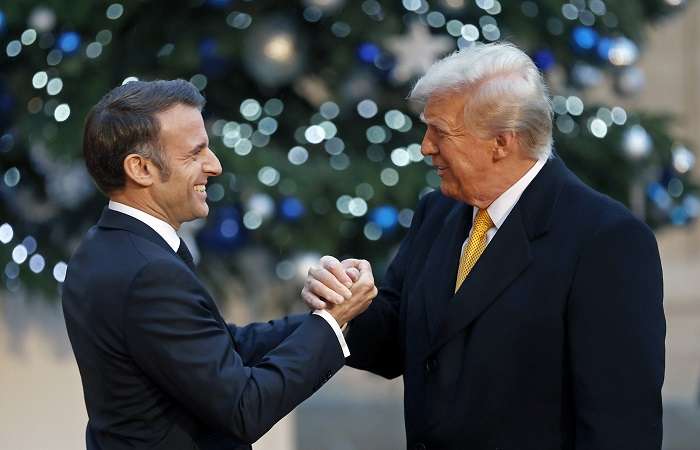 Макрон принял в Париже Трампа